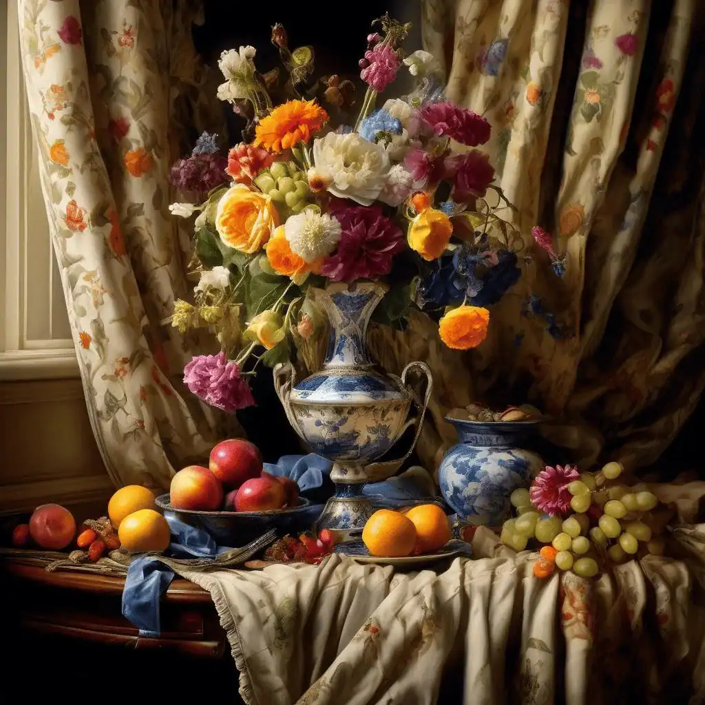 Still Life with Curtains – Russ Warren