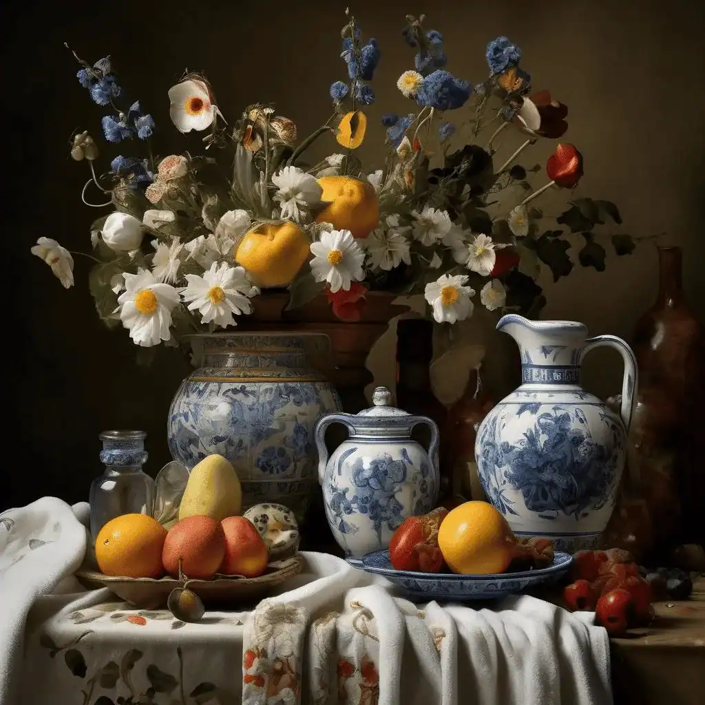 Still Life with Water Jug, Towel and Jars – Vilhelm Lundstrom
