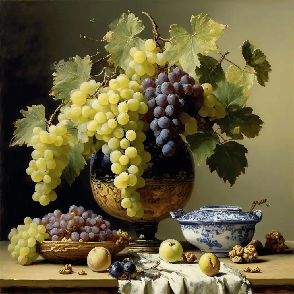 Grapes And Walnuts – Alfred Sisley