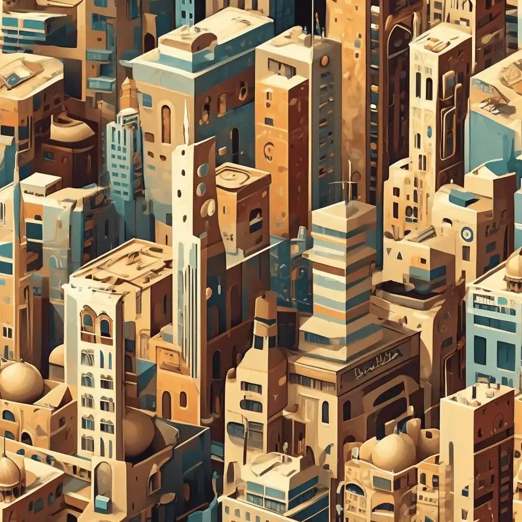An Arabian City – Walter Battiss