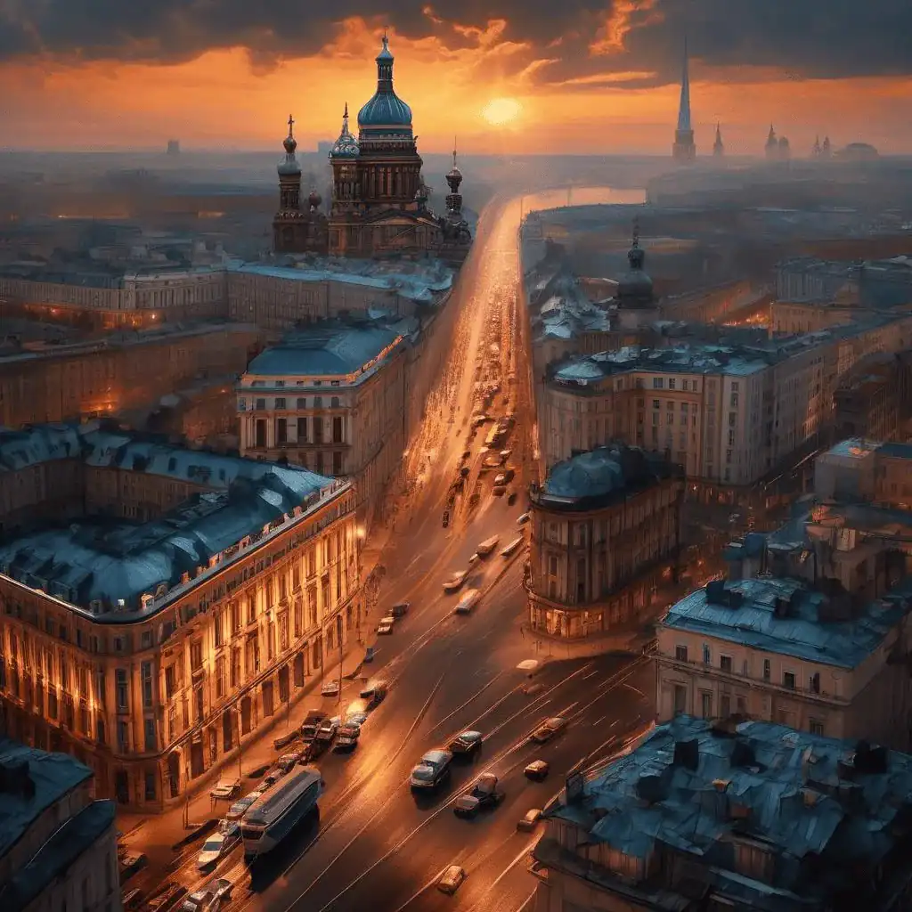 Dawn in St. Petersburg – Fyodor Vasilyev
