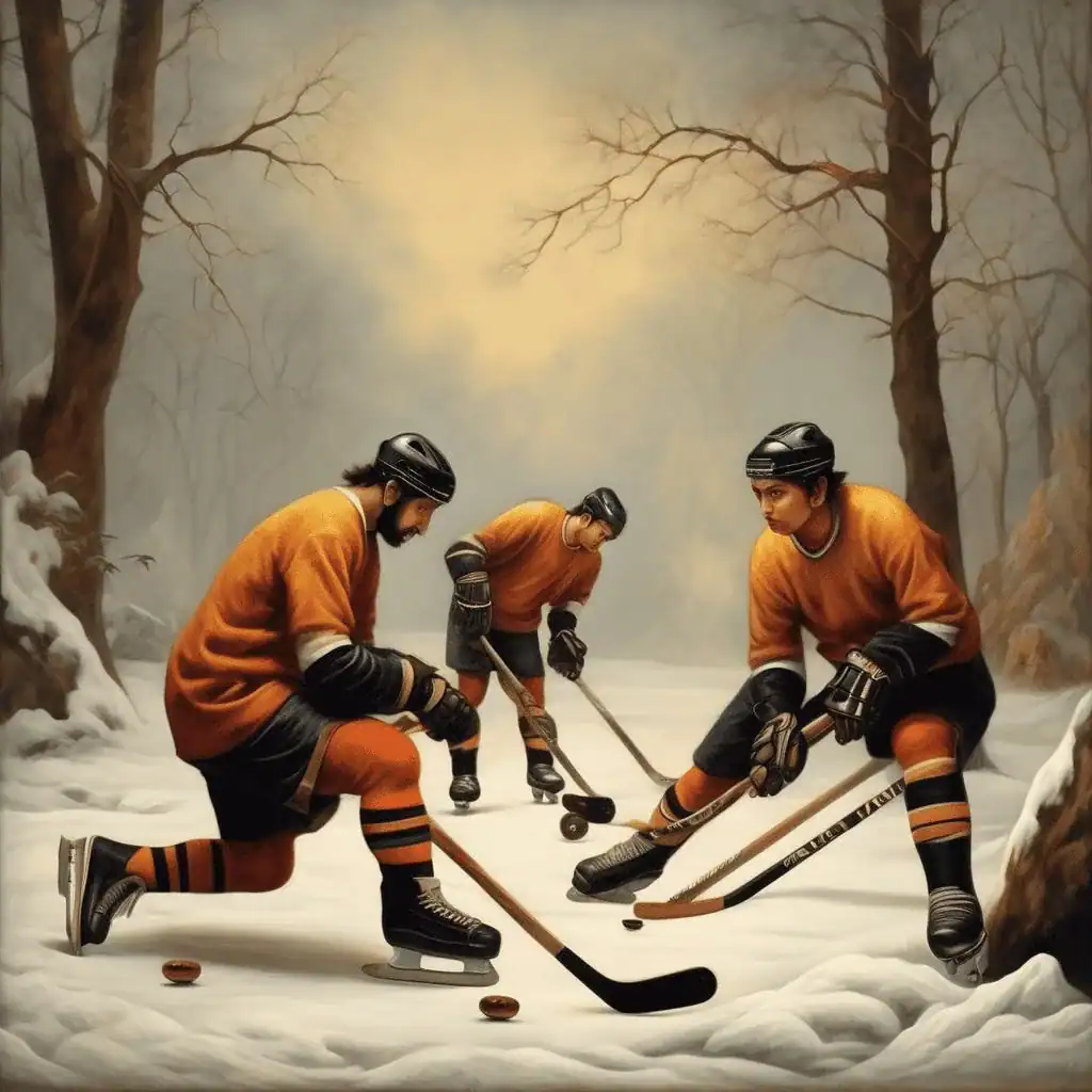 Hockey Waits – Tying Skates
