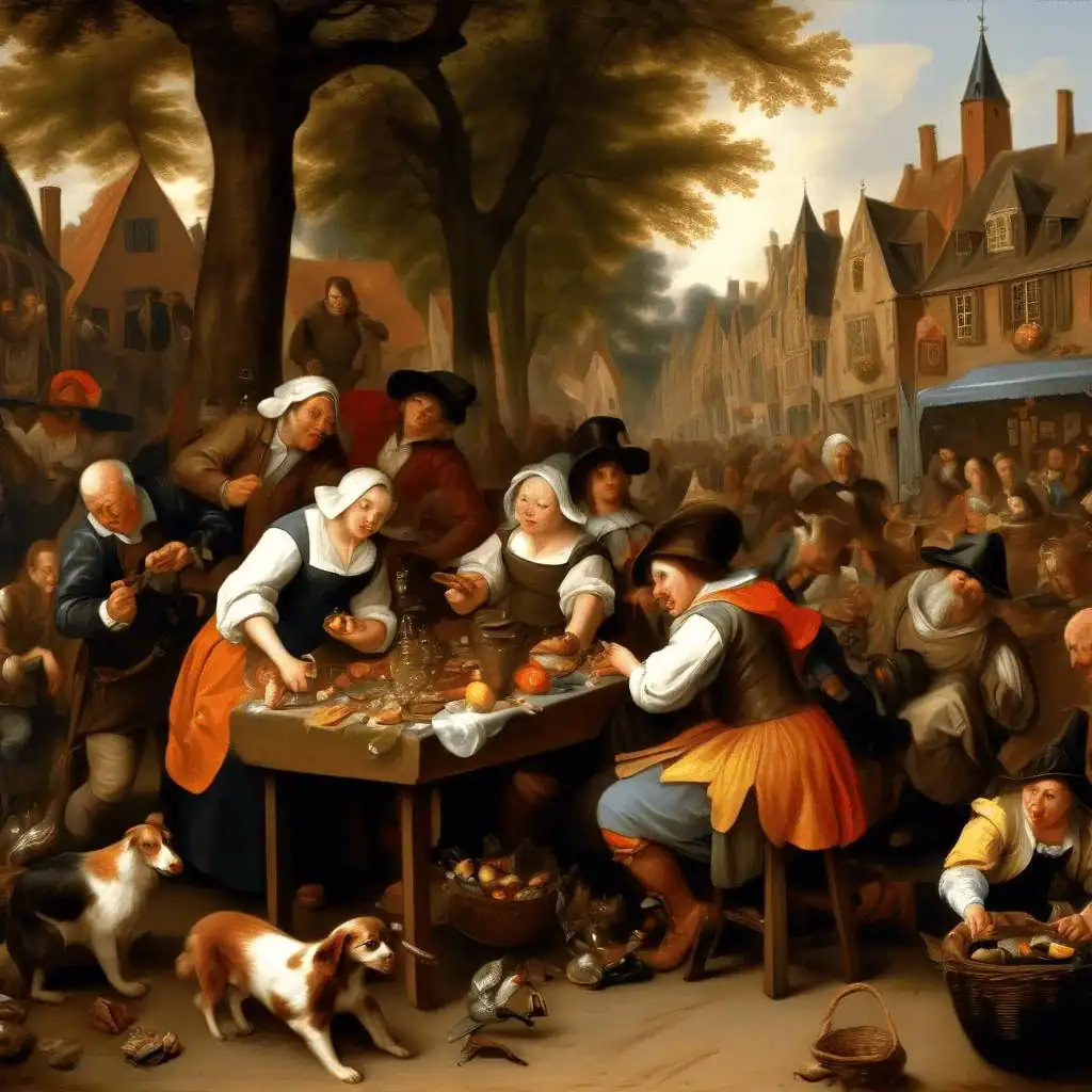 Village Fair – Jan Steen